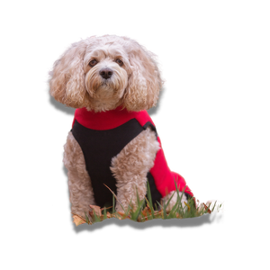 Red Fleece Jacket for Dogs - Your Pup