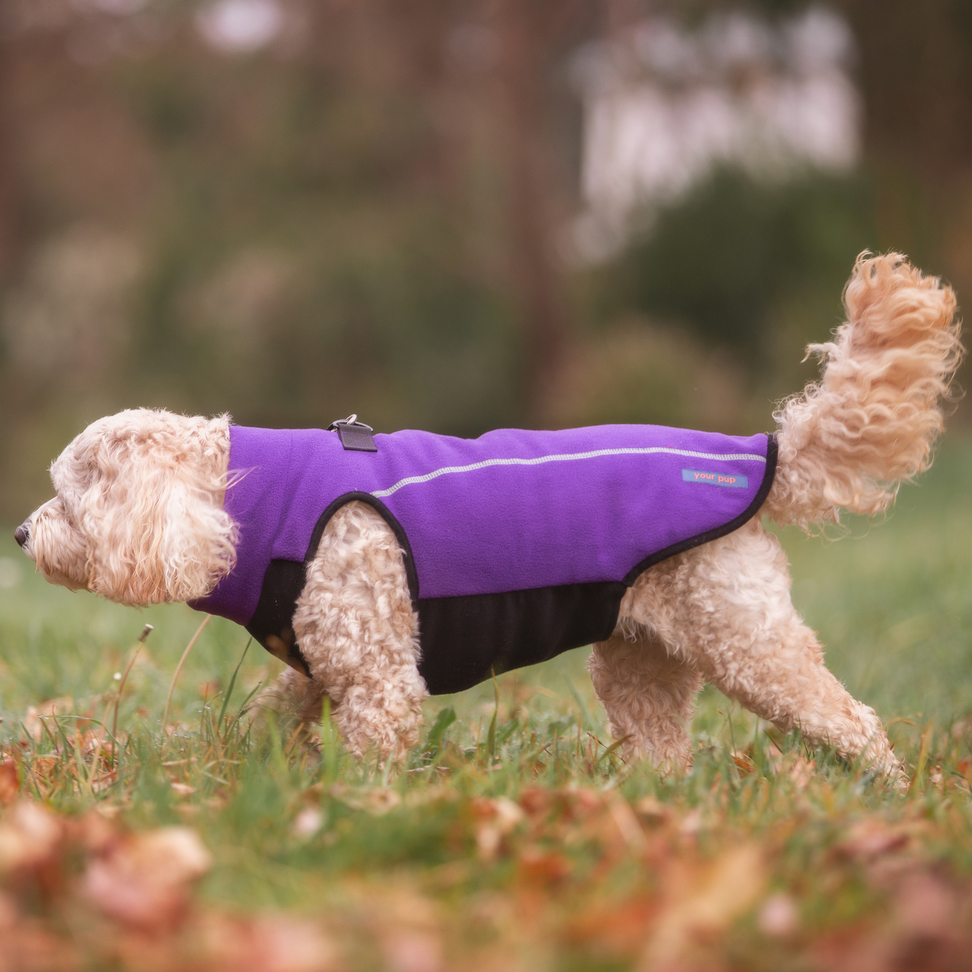 Purple Fleece Dog and puppy Coat - Your Pup